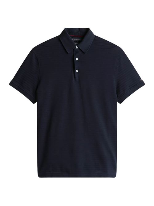 Polo uomo blu in cotone Tommy Hilfiger | MW0MW38743DW5